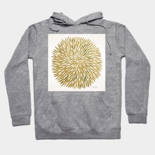 Gold Water Color Burst Hoodie